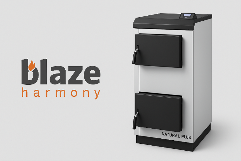 Kotle na pevná paliva BLAZE HARMONY Natural Plus – účinné řešení bez akumulační nádrže